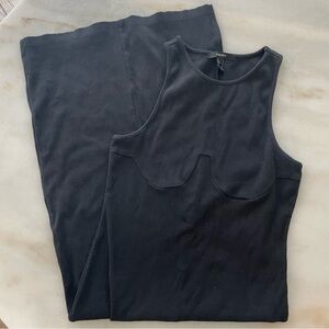 F21 Midi Ribbed Tank dress size M